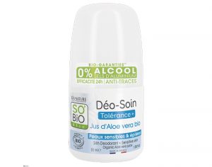SO'BIO Déodorant Tolérance+ Aloe Vera - 50 ml