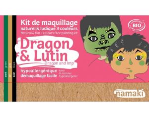 NAMAKI Kit maquillage bio 3 couleurs - Dragon et Lutin