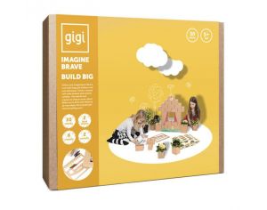 GIGI - 30 briques en carton M  en Carton Recyclé - Dès 5 ans Chat
