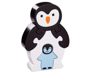 LANKA KADE Puzzle en Bois Pingouin et son Bébé - Dès 10 mois