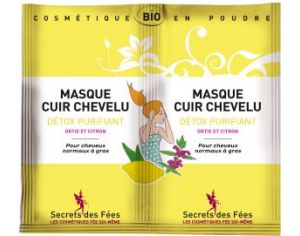  SECRETS DES FEES Masque Cuir Chevelu Détox Purifiant - 2x8g
