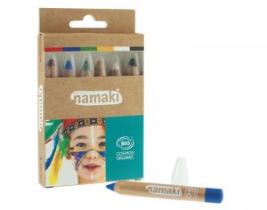 NAMAKI Kit de 6 Crayons de Maquillage Arc-en-Ciel