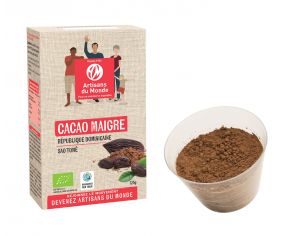ARTISANS DU MONDE Cacao Maigre Bio - 125 g