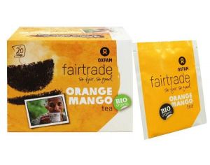 OXFAM Thé Noir Orange Mangue Bio - 1,8g x 20 infusettes