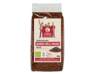 ARTISANS DU MONDE Quinoa Rouge Equitable et Bio - 500gr