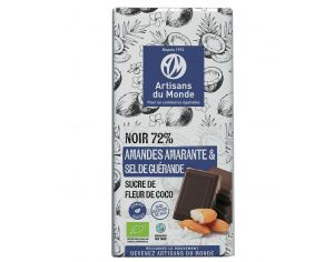 ARTISANS DU MONDE Chocolat Noir Amande Amarante - 100g
