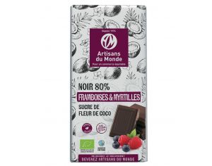 ARTISANS DU MONDE Chocolat Noir Bio Fruits Rouges - 100g