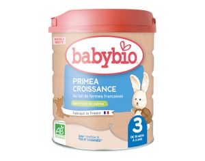 BABYBIO Croissance Prima 3 - Ds 10 mois - 800g