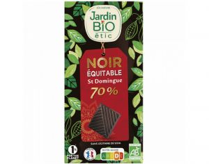 JARDIN BIO Chocolat Noir Dégustation 70% Cacao - 100g