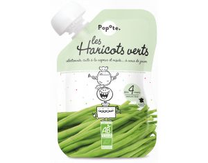 POPOTE Les Haricots Verts - Lot de 10 gourdes - Dès 4 mois 