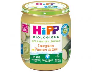 HIPP Mes Premiers Légumes  - Pot 125 g- Dès 4/6 mois Courgette Pomme de Terre