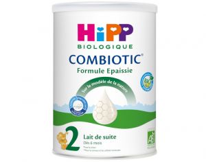 HIPP Lait de Suite 2 Combiotic Formule Epaissie - Dès 6 mois - 800g