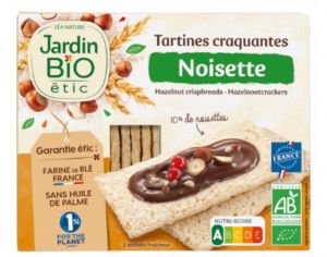 JARDIN BIO Tartines Craquantes Noisette - 150 g