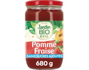 JARDIN BIO Dessert Biofruits Pomme Fraise - 680 g
