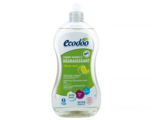 ECODOO Liquide Vaisselle Dégraissant Citron Vert - 500ml