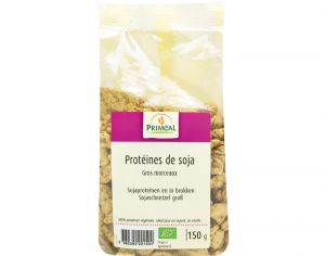 PRIMEAL Protéines de Soja Gros Morceaux - 150 g