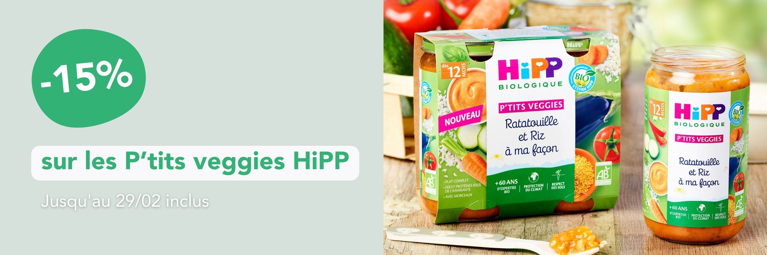 HIPP Ptit veggies 15%